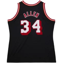 Mitchell & Ness Nba Authentic-Authentic Ray Allen Miami Heat Dark Hwc 2013-14 Jersey