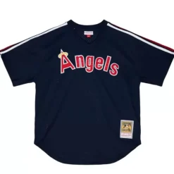 Mitchell & Ness Mlb Authentic-Authentic Reggie Jackson California Angels 1984 Pullover Jersey