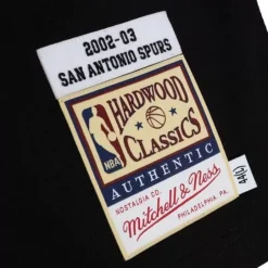 Men Mitchell & Ness T-Shirts & Tops-Authentic San Antonio Spurs 2002-03 Shooting Shirt