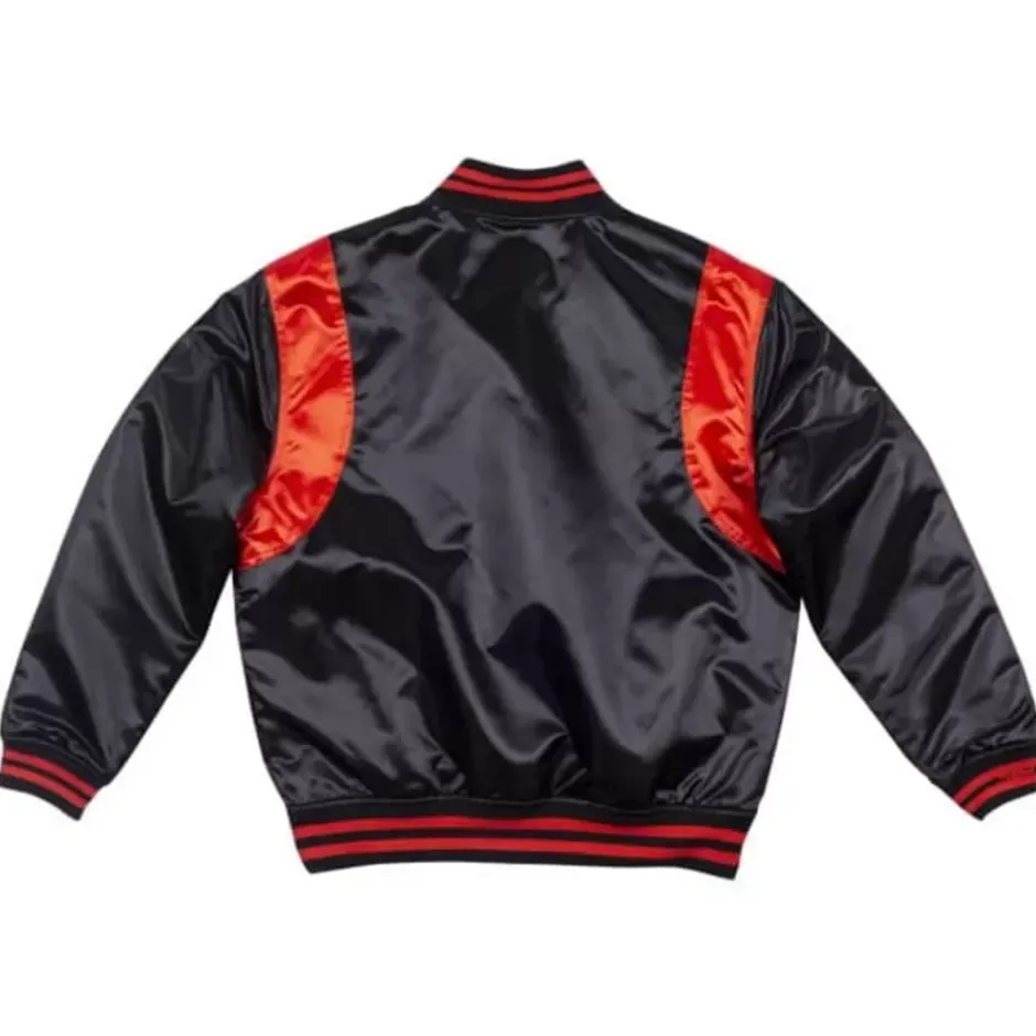 Men Mitchell & Ness Jackets & Outerwear-Authentic Satin Jacket Baltimore Orioles 1970