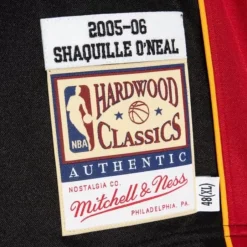 Mitchell & Ness Nba Authentic-Authentic Shaquille O'Neal Miami Heat Road 2005-06 Jersey