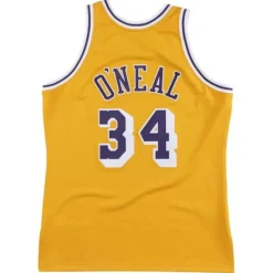 Mitchell & Ness Nba Authentic-Authentic Shaquille O'Neal Los Angeles Lakers 1996-97 Jersey