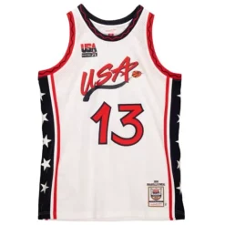 Mitchell & Ness Nba Authentic-Authentic Shaquille O'Neal Team Usa Mens 1996-97 Jersey