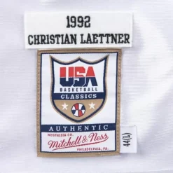 Mitchell & Ness Nba Authentic-Authentic Shooting Shirt Team Usa 1992 Christian Laettner