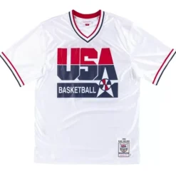 Mitchell & Ness Nba Authentic-Authentic Shooting Shirt Team Usa 1992 Karl Malone