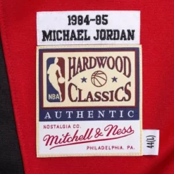 Men Mitchell & Ness T-Shirts & Tops-Authentic Shooting Shirt Chicago Bulls 1984-85 Michael Jordan