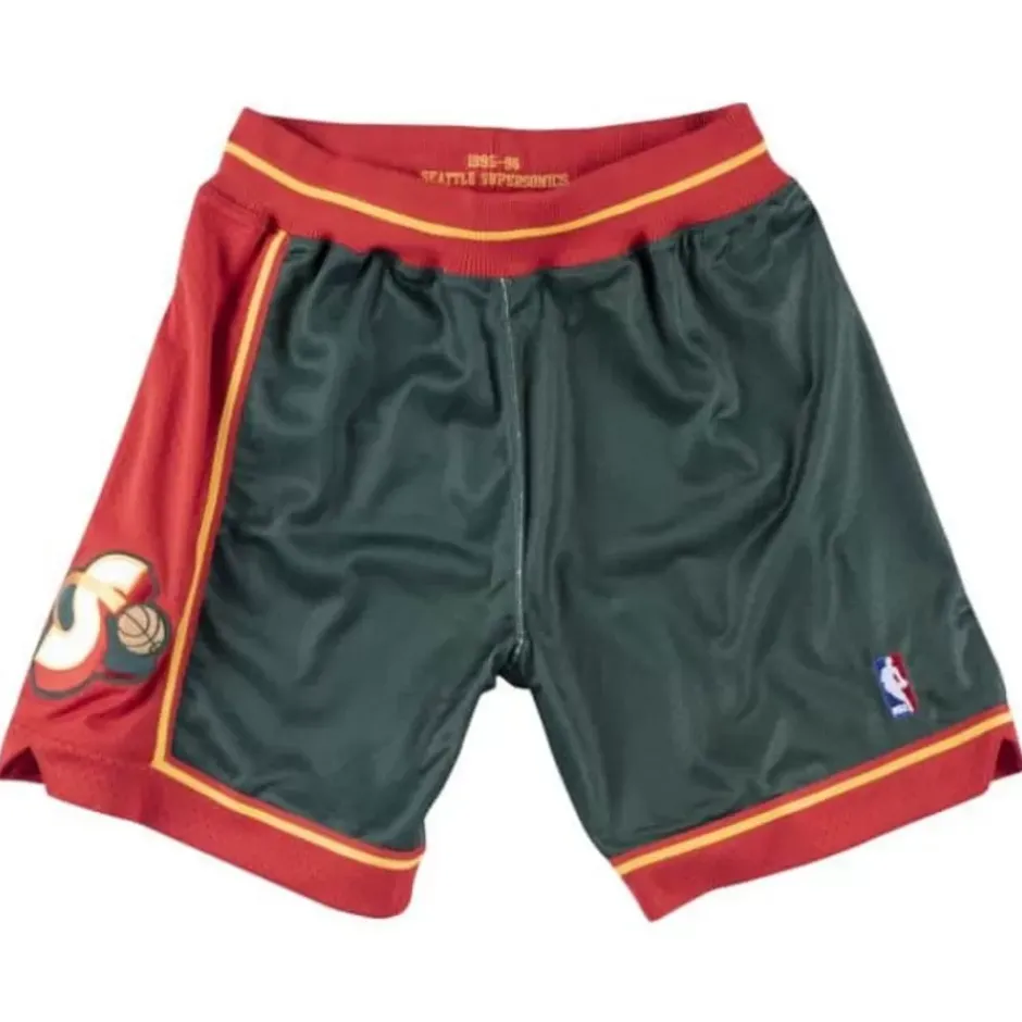 Mitchell & Ness Nba Authentic-Authentic Shorts Seattle Supersonics Road 1995-96