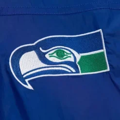 Men Mitchell & Ness Jackets & Outerwear-Authentic Sideline Jacket Seattle Seahawks