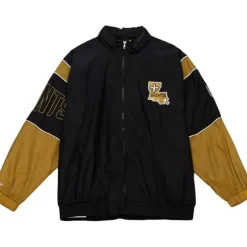 Men Mitchell & Ness Jackets & Outerwear-Authentic Sideline Jacket New Orleans Saints