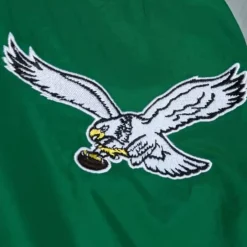 Men Mitchell & Ness Jackets & Outerwear-Authentic Sideline Jacket Philadelphia Eagles