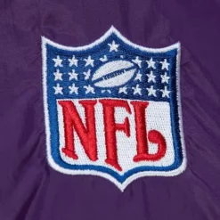 Men Mitchell & Ness Jackets & Outerwear-Authentic Sideline Jacket Minnesota Vikings