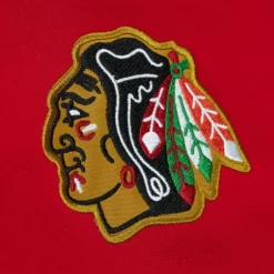 Men Mitchell & Ness Jackets & Outerwear-Authentic Stan Mikita Chicago Blackhawks 1971 Warm Up Jacket