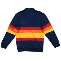 Men Mitchell & Ness Jackets & Outerwear-Authentic Sweater Houston Astros 1986