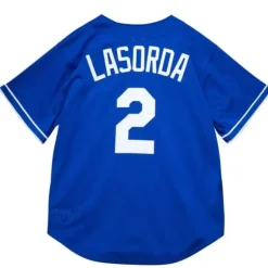 Mitchell & Ness Mlb Authentic-Authentic Tommy Lasorda Los Angeles Dodgers 1995 Button Front Jersey