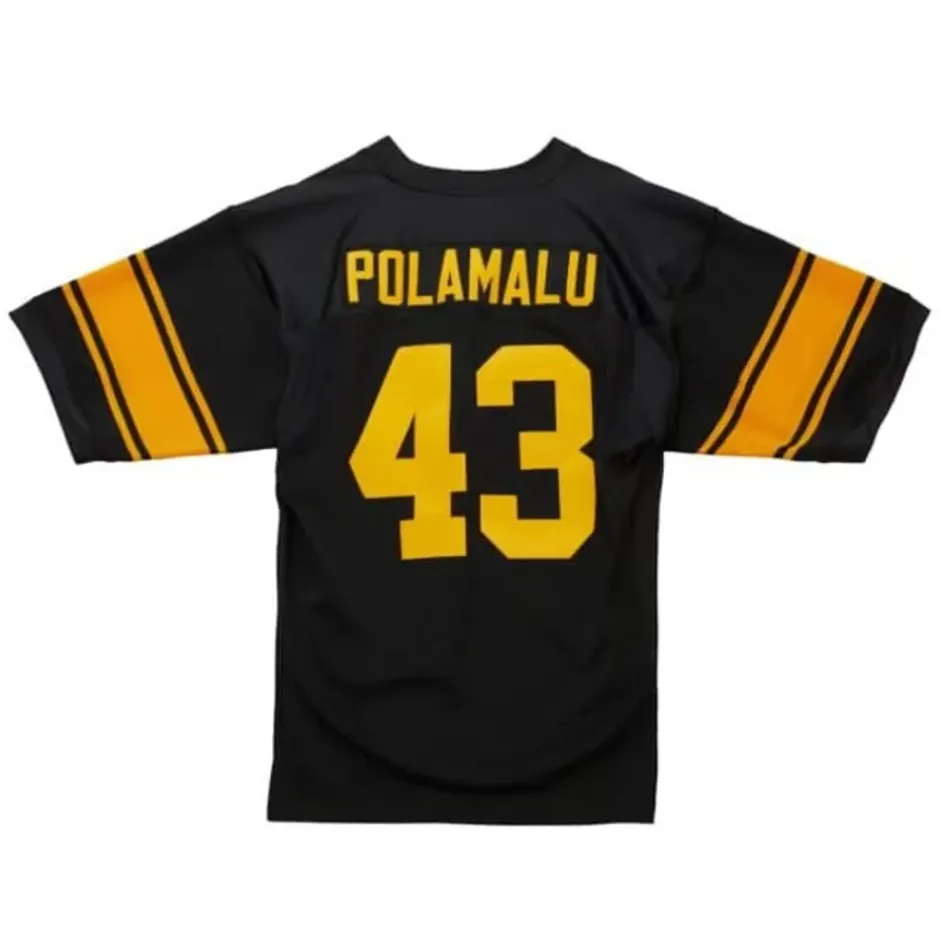 Mitchell & Ness Nfl Authentic-Authentic Troy Polamalu Pittsburgh Steelers Alternate 2008 Jersey