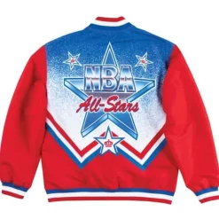 Men Mitchell & Ness Jackets & Outerwear-Authentic Warm Up Jacket All-Star West 1991