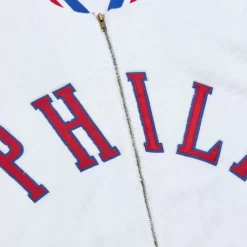 Men Mitchell & Ness Jackets & Outerwear-Authentic Wilt Chamberlain Philadelphia 76Ers 1966-67 Shooting Shirt
