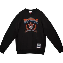 Men Mitchell & Ness Hoodies & Sweatshirts-Baseline Crew Auburn University