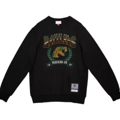 Men Mitchell & Ness Hoodies & Sweatshirts-Baseline Crew Florida A&M University