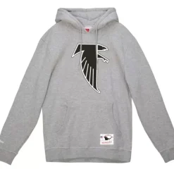 Men Mitchell & Ness Hoodies & Sweatshirts-Basic Logo 3 Hoodie Atlanta Falcons