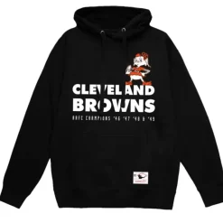 Men Mitchell & Ness Hoodies & Sweatshirts-Basic Logo 2 Hoodie Cleveland Browns