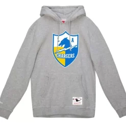 Men Mitchell & Ness Hoodies & Sweatshirts-Basic Logo 1 Hoodie Los Angeles Chargers