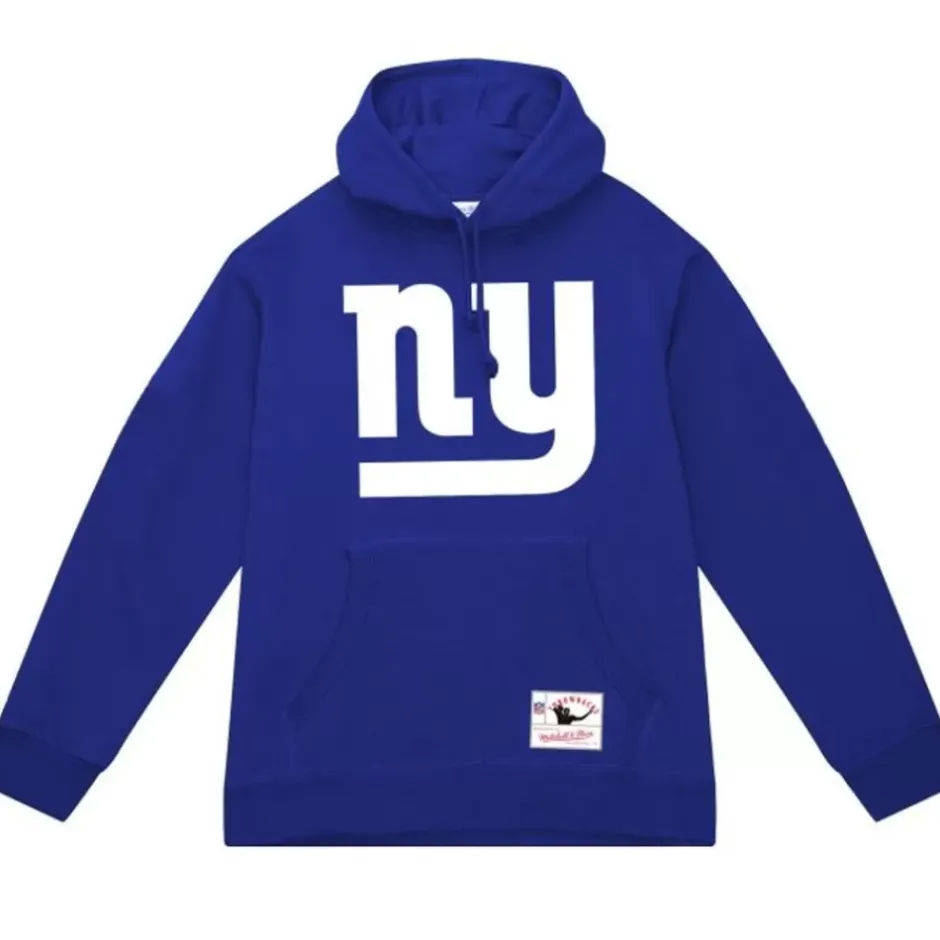 Men Mitchell & Ness Hoodies & Sweatshirts-Basic Logo 1 Hoodie New York Giants