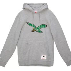 Men Mitchell & Ness Hoodies & Sweatshirts-Basic Logo 1 Hoodie Philadelphia Eagles