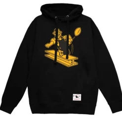 Men Mitchell & Ness Hoodies & Sweatshirts-Basic Logo 1 Hoodie Pittsburgh Steelers