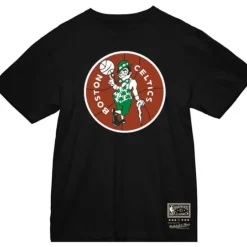 Men Mitchell & Ness T-Shirts & Tops-Basic Logo 2 Tee Boston Celtics