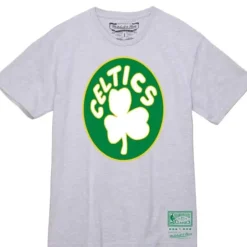 Men Mitchell & Ness T-Shirts & Tops-Basic Logo 1 Tee Boston Celtics