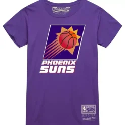 Men Mitchell & Ness T-Shirts & Tops-Basic Logo 2 Tee Phoenix Suns