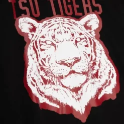 Men Mitchell & Ness T-Shirts & Tops-Basic Mascot Longsleeve Texas Southern University