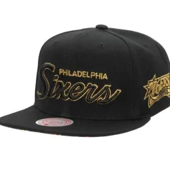 Mitchell & Ness Snapback-Bhm Script Snapback Hwc Philadelphia 76Ers