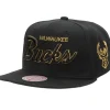 Mitchell & Ness Snapback-Bhm Script Snapback Milwaukee Bucks