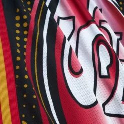 Men Mitchell & Ness Shorts-Big Face 7.0 Fashion Shorts San Francisco 49Ers