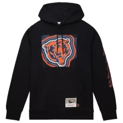 Men Mitchell & Ness Hoodies & Sweatshirts-Big Face 7.0 Hoodie Chicago Bears
