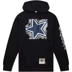 Men Mitchell & Ness Hoodies & Sweatshirts-Big Face 7.0 Hoodie Dallas Cowboys