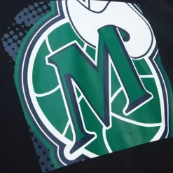 Men Mitchell & Ness Hoodies & Sweatshirts-Big Face 7.0 Hoodie Dallas Mavericks