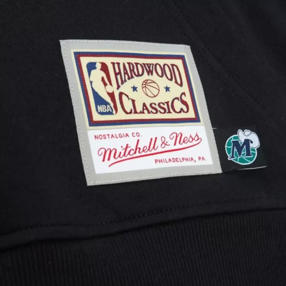 Men Mitchell & Ness Hoodies & Sweatshirts-Big Face 7.0 Hoodie Dallas Mavericks