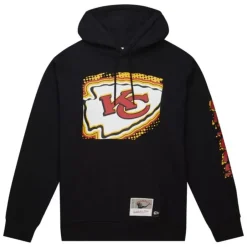 Men Mitchell & Ness Hoodies & Sweatshirts-Big Face 7.0 Hoodie Kansas City Chiefs