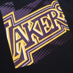 Men Mitchell & Ness Hoodies & Sweatshirts-Big Face 7.0 Hoodie Los Angeles Lakers
