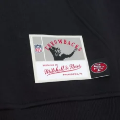 Men Mitchell & Ness Hoodies & Sweatshirts-Big Face 7.0 Hoodie San Francisco 49Ers