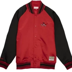 Men Mitchell & Ness Jackets & Outerwear-Big Face 2.0 Jacket Toronto Raptors