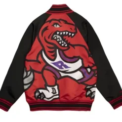 Men Mitchell & Ness Jackets & Outerwear-Big Face 2.0 Jacket Toronto Raptors