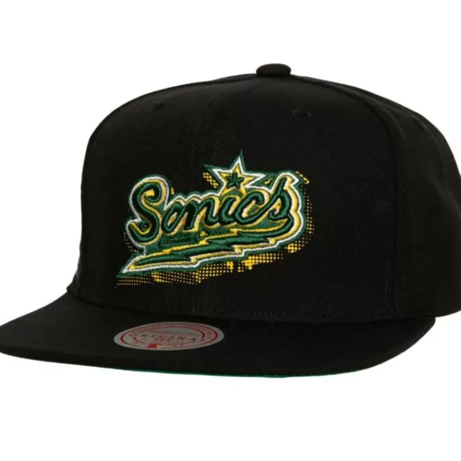 Mitchell & Ness Snapback-Big Face 7.0 Snapback Hwc Seattle Supersonics