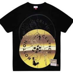 Men Mitchell & Ness T-Shirts & Tops-Big Face 4.0 Ss Tee Boston Celtics