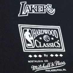 Men Mitchell & Ness T-Shirts & Tops-Big Face 7.0 Ss Tee Los Angeles Lakers