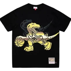 Men Mitchell & Ness T-Shirts & Tops-Big Face 4.0 Ss Tee Toronto Raptors