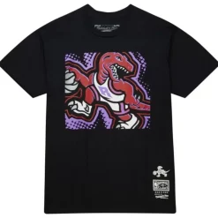 Men Mitchell & Ness T-Shirts & Tops-Big Face 7.0 Ss Tee Toronto Raptors